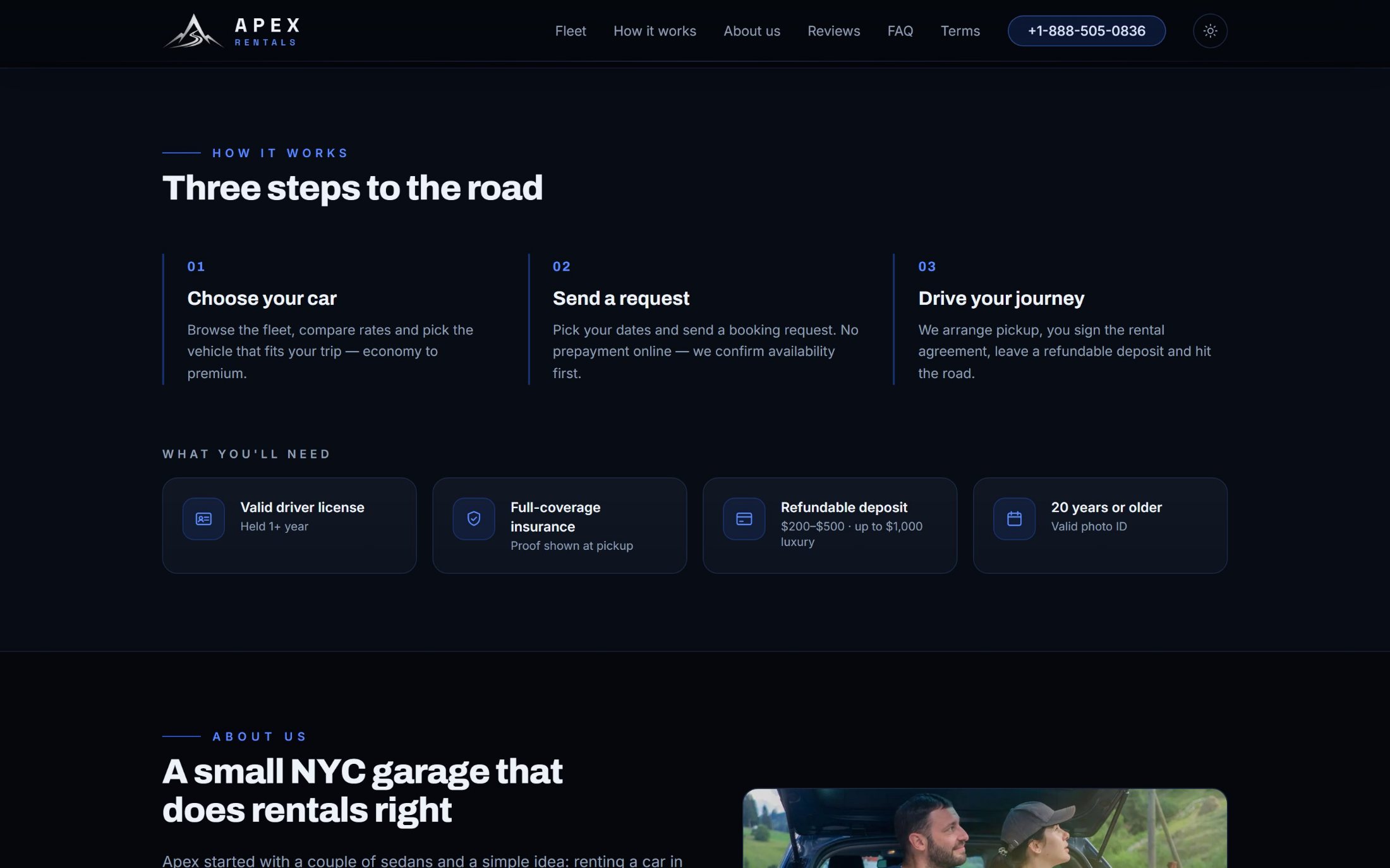 Apex Rentals - how it works