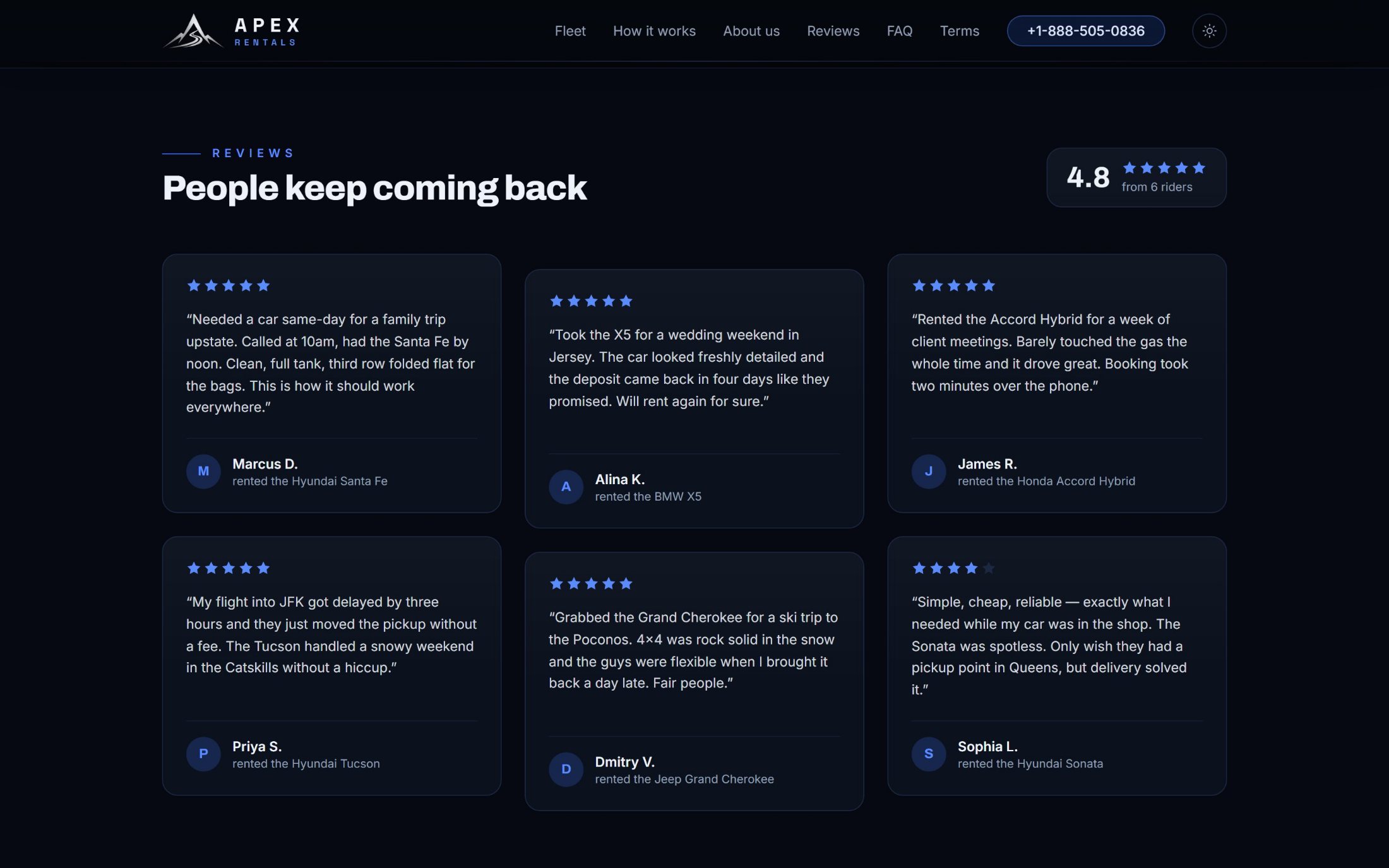 Apex Rentals - reviews